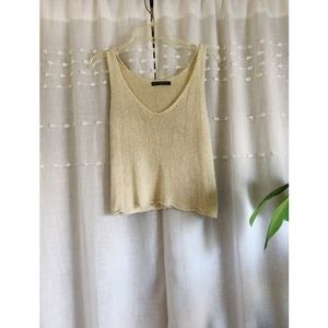 Brandy Melville Cropped Knit Tank